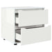 Dulap de depozitare Alb lucios 60 x 48 x 57 cm Lemn compozit - WALTI WALTI