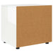 Dulap de depozitare Alb lucios 60 x 48 x 57 cm Lemn compozit - WALTI WALTI