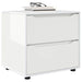 Dulap de depozitare Alb lucios 60 x 48 x 57 cm Lemn compozit - WALTI WALTI