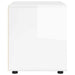 Dulap de depozitare Alb lucios 60 x 48 x 57 cm Lemn compozit - WALTI WALTI
