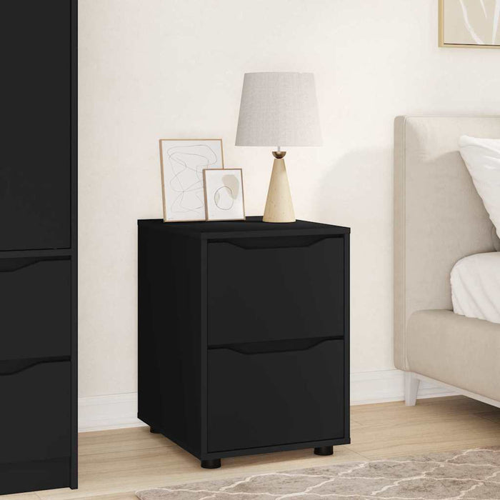 Dulap de depozitare Negru 40 x 48 x 57 cm Lemn compozit - WALTI WALTI