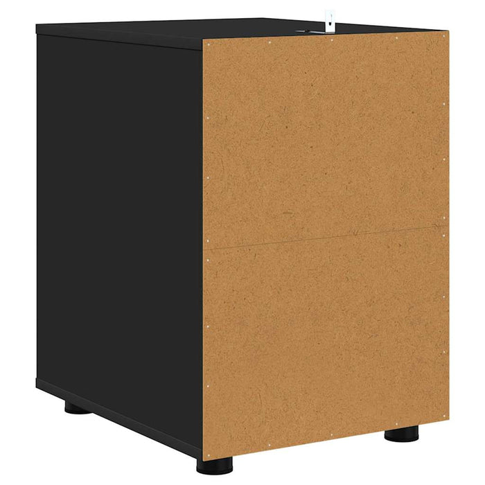 Dulap de depozitare Negru 40 x 48 x 57 cm Lemn compozit - WALTI WALTI