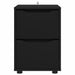 Dulap de depozitare Negru 40 x 48 x 57 cm Lemn compozit - WALTI WALTI