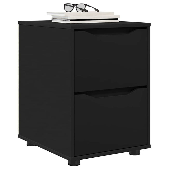 Dulap de depozitare Negru 40 x 48 x 57 cm Lemn compozit - WALTI WALTI