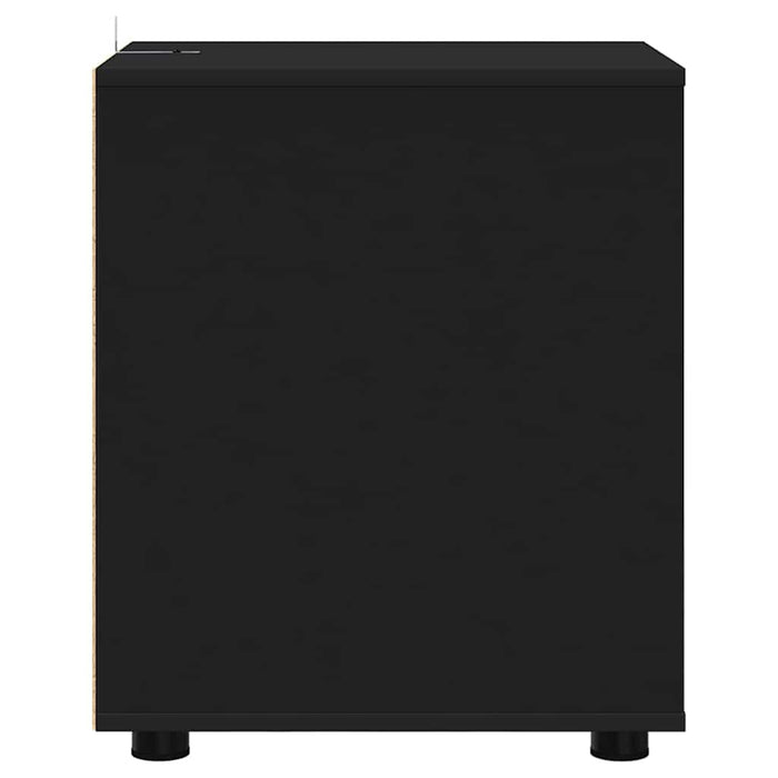 Dulap de depozitare Negru 40 x 48 x 57 cm Lemn compozit - WALTI WALTI