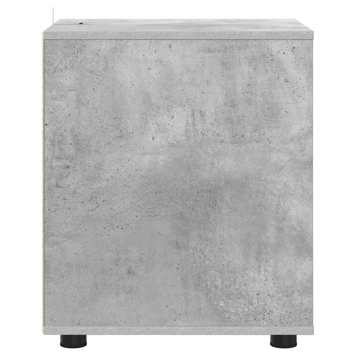 Dulap de depozitare Gri din beton 40 x 48 x 57 cm Lemn compozit - WALTI WALTI