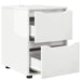 Dulap de depozitare Alb lucios 40 x 48 x 57 cm Lemn compozit - WALTI WALTI