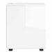 Dulap de depozitare Alb lucios 40 x 48 x 57 cm Lemn compozit - WALTI WALTI