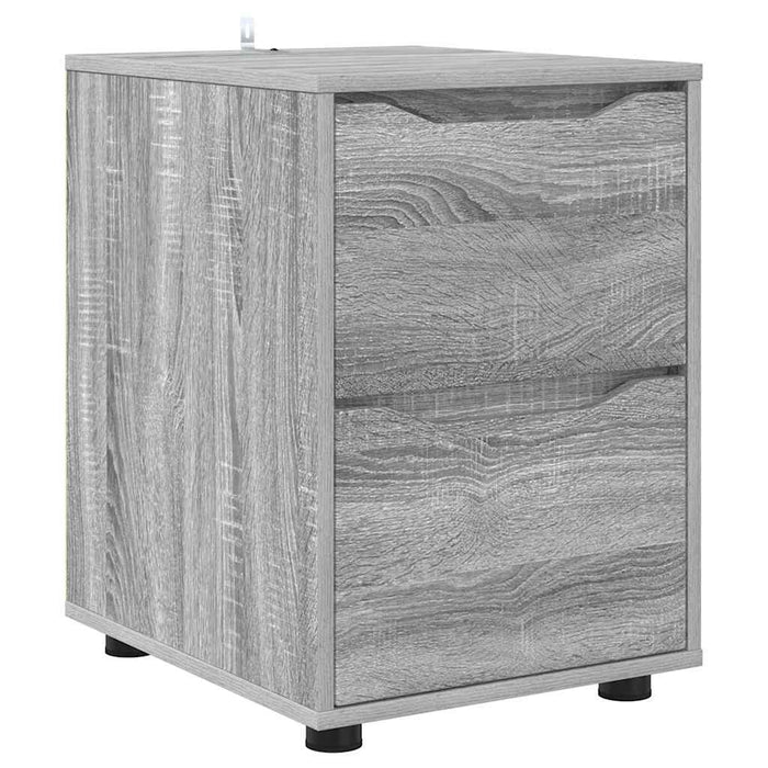 Dulap de depozitare Gri Sonoma 40 x 48 x 57 cm Lemn compozit - WALTI WALTI