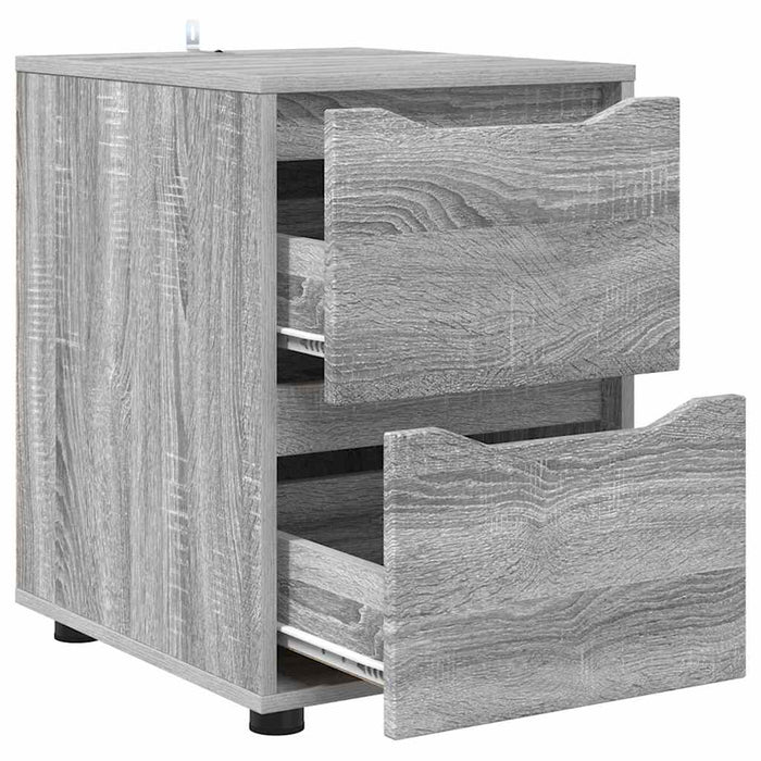 Dulap de depozitare Gri Sonoma 40 x 48 x 57 cm Lemn compozit - WALTI WALTI