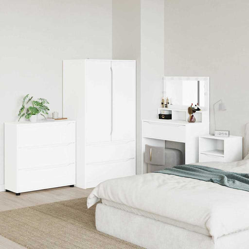Dulap de depozitare Alb 80 x 31 x 81 cm Lemn compozit - WALTI WALTI