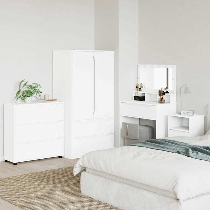 Dulap de depozitare Alb 80 x 31 x 81 cm Lemn compozit - WALTI WALTI