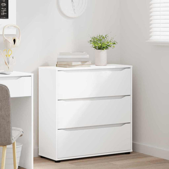 Dulap de depozitare Alb 80 x 31 x 81 cm Lemn compozit - WALTI WALTI