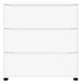 Dulap de depozitare Alb 80 x 31 x 81 cm Lemn compozit - WALTI WALTI