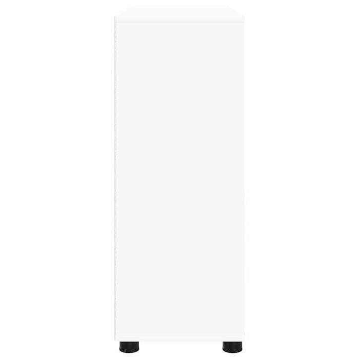 Dulap de depozitare Alb 80 x 31 x 81 cm Lemn compozit - WALTI WALTI