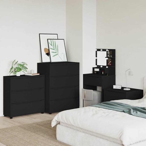 Dulap de depozitare Negru 80 x 31 x 81 cm Lemn compozit - WALTI WALTI