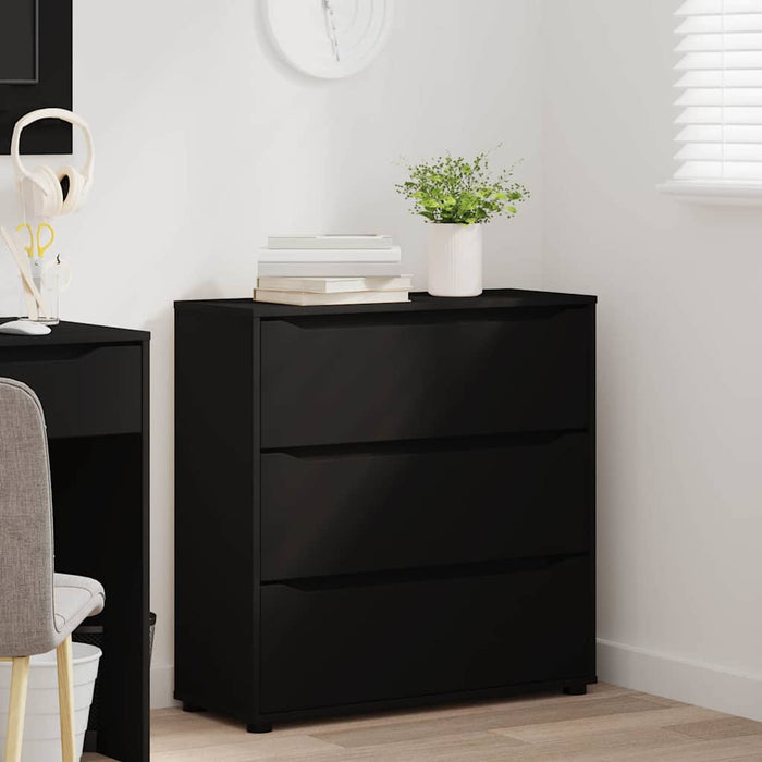 Dulap de depozitare Negru 80 x 31 x 81 cm Lemn compozit - WALTI WALTI
