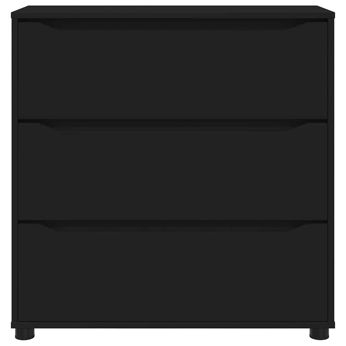 Dulap de depozitare Negru 80 x 31 x 81 cm Lemn compozit - WALTI WALTI