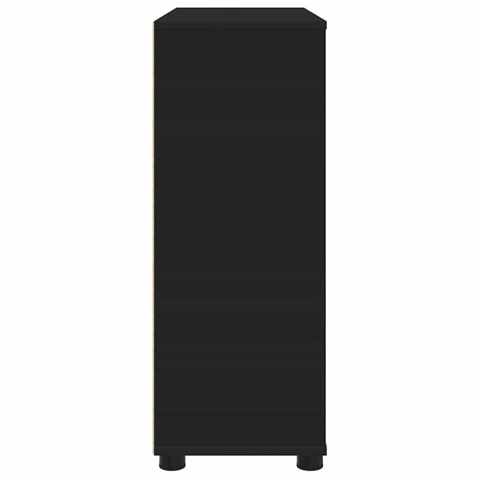 Dulap de depozitare Negru 80 x 31 x 81 cm Lemn compozit - WALTI WALTI