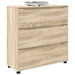Dulap de depozitare Stejar Sonoma 80 x 31 x 81 cm Lemn compozit - WALTI WALTI
