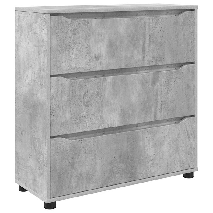 Dulap de depozitare Gri din beton 80 x 31 x 81 cm Lemn compozit - WALTI WALTI