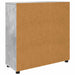 Dulap de depozitare Gri din beton 80 x 31 x 81 cm Lemn compozit - WALTI WALTI