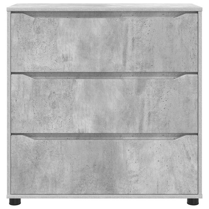 Dulap de depozitare Gri din beton 80 x 31 x 81 cm Lemn compozit - WALTI WALTI