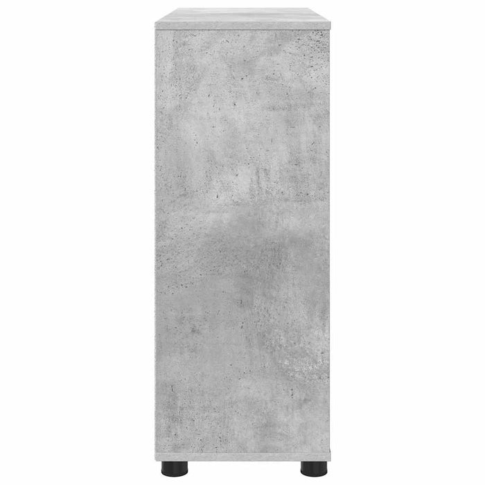 Dulap de depozitare Gri din beton 80 x 31 x 81 cm Lemn compozit - WALTI WALTI