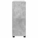 Dulap de depozitare Gri din beton 80 x 31 x 81 cm Lemn compozit - WALTI WALTI