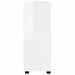 Dulap de depozitare Alb lucios 80 x 31 x 81 cm Lemn compozit - WALTI WALTI