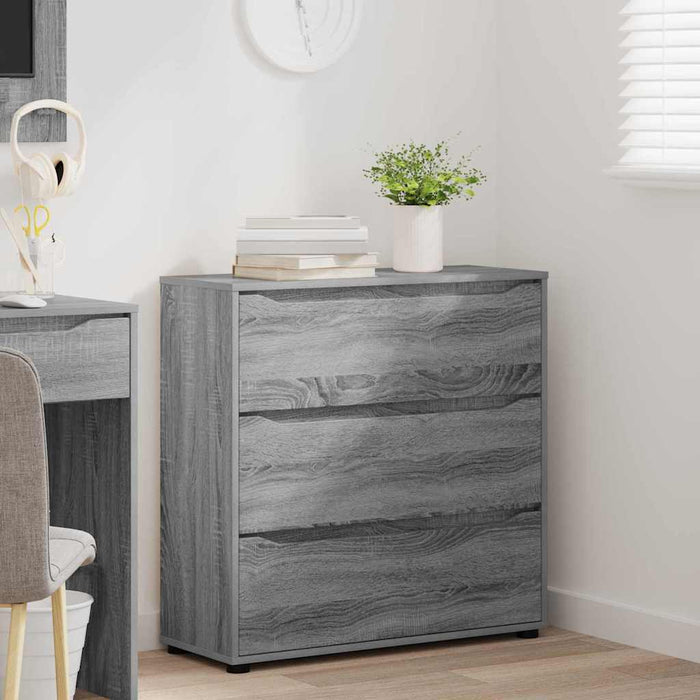 Dulap de depozitare Gri Sonoma 80 x 31 x 81 cm Lemn compozit - WALTI WALTI