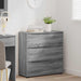 Dulap de depozitare Gri Sonoma 80 x 31 x 81 cm Lemn compozit - WALTI WALTI