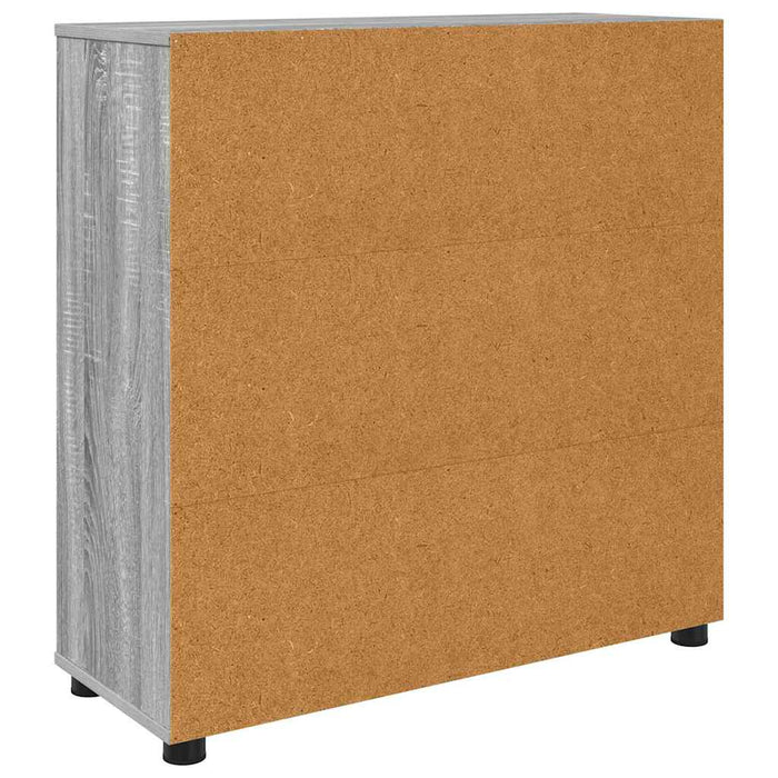 Dulap de depozitare Gri Sonoma 80 x 31 x 81 cm Lemn compozit - WALTI WALTI