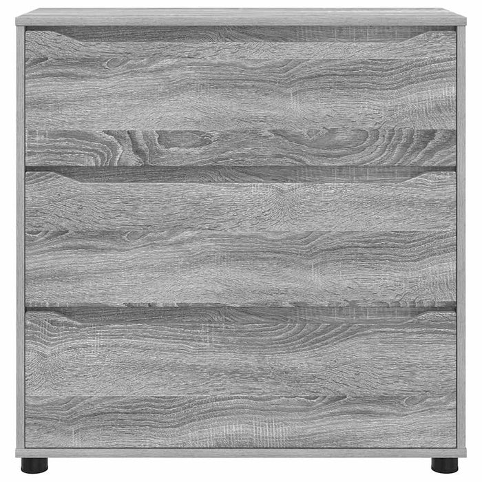 Dulap de depozitare Gri Sonoma 80 x 31 x 81 cm Lemn compozit - WALTI WALTI