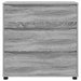 Dulap de depozitare Gri Sonoma 80 x 31 x 81 cm Lemn compozit - WALTI WALTI