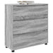 Dulap de depozitare Gri Sonoma 80 x 31 x 81 cm Lemn compozit - WALTI WALTI