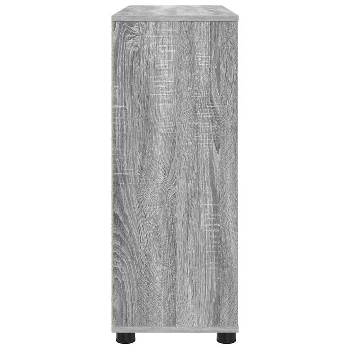 Dulap de depozitare Gri Sonoma 80 x 31 x 81 cm Lemn compozit - WALTI WALTI