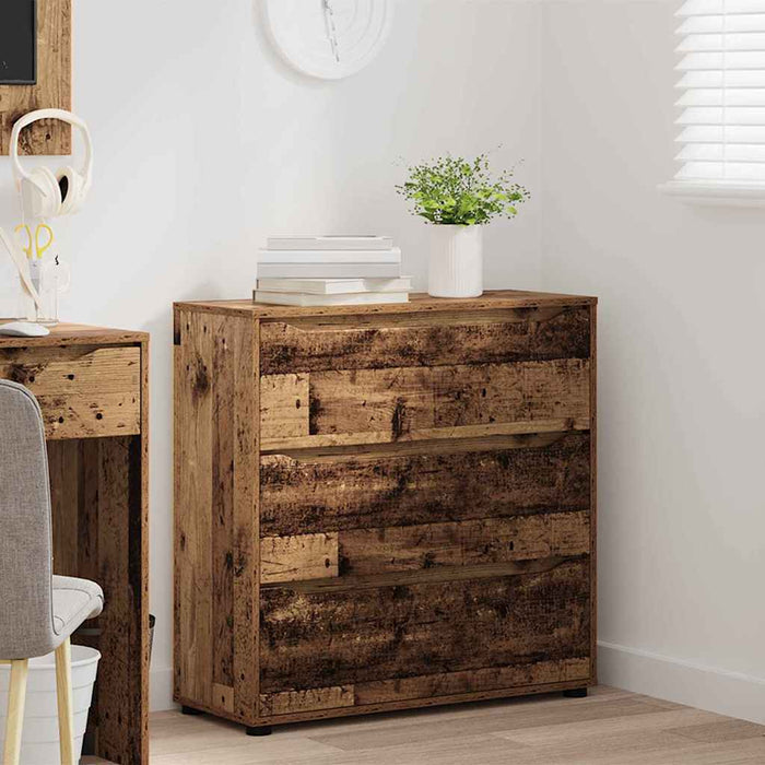 Dulap de depozitare Lemn Vechi 80 x 31 x 81 cm Lemn compozit - WALTI WALTI