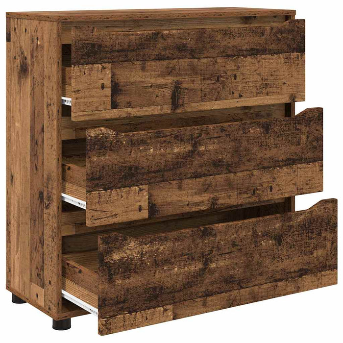 Dulap de depozitare Lemn Vechi 80 x 31 x 81 cm Lemn compozit - WALTI WALTI