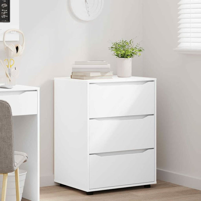 Dulap de depozitare Alb 60 x 48 x 81 cm Lemn compozit - WALTI WALTI