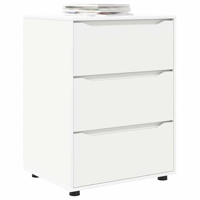 Dulap de depozitare Alb 60 x 48 x 81 cm Lemn compozit - WALTI WALTI