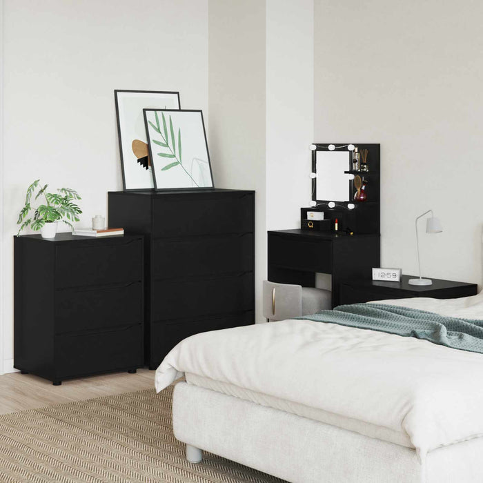 Dulap de depozitare 60 x 48 x 81 cm Lemn prelucrat Negru WALTI
