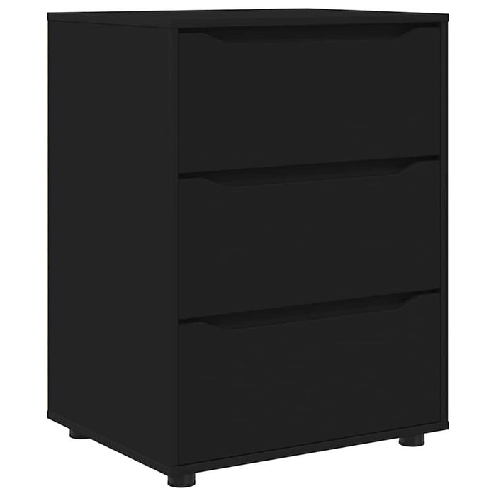 Dulap de depozitare Negru 60 x 48 x 81 cm Lemn compozit WALTI