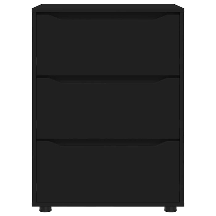 Dulap de depozitare Negru 60 x 48 x 81 cm Lemn compozit WALTI