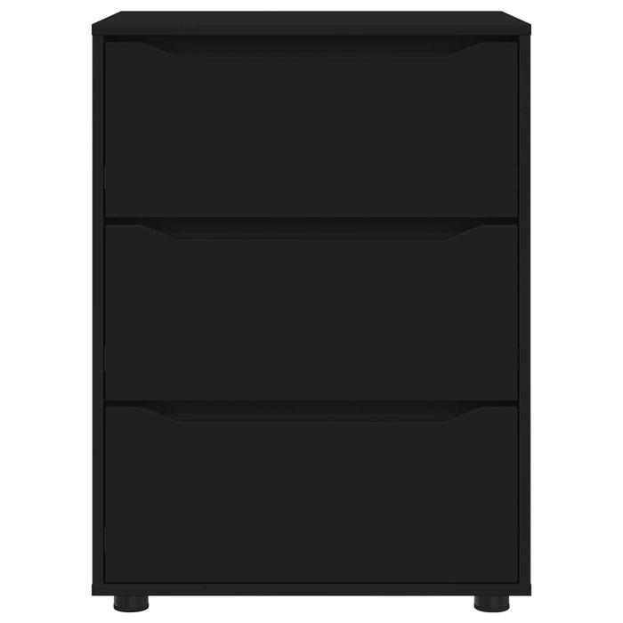 Dulap de depozitare 60 x 48 x 81 cm Lemn prelucrat Negru WALTI