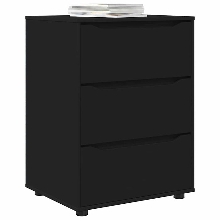 Dulap de depozitare Negru 60 x 48 x 81 cm Lemn compozit WALTI