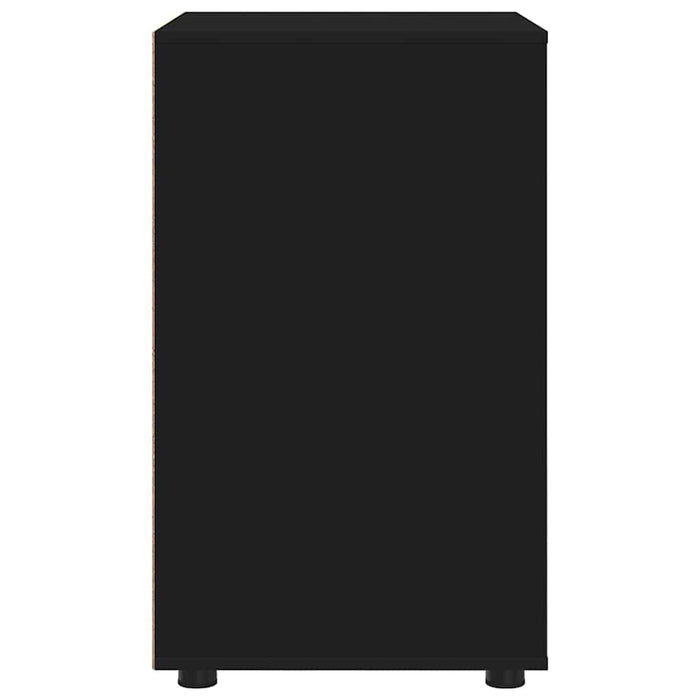 Dulap de depozitare Negru 60 x 48 x 81 cm Lemn compozit WALTI