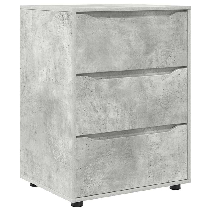 Dulap de depozitare Gri din beton 60 x 48 x 81 cm Lemn compozit - WALTI WALTI
