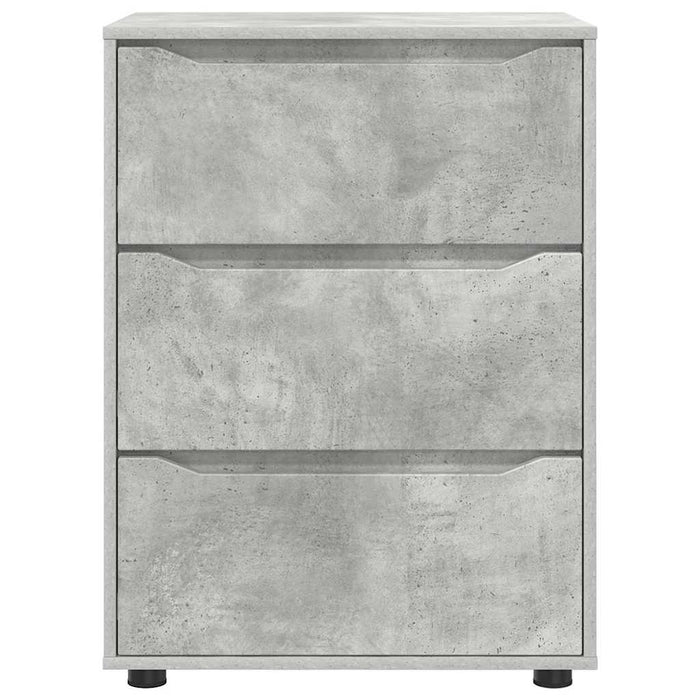 Dulap de depozitare Gri din beton 60 x 48 x 81 cm Lemn compozit - WALTI WALTI