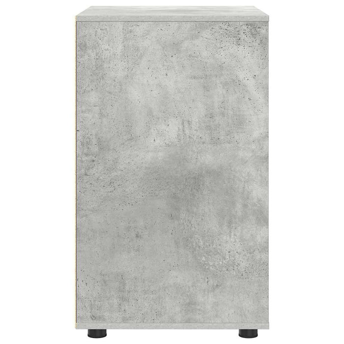 Dulap de depozitare Gri din beton 60 x 48 x 81 cm Lemn compozit - WALTI WALTI